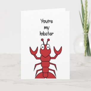 Cartão You're My Lobster