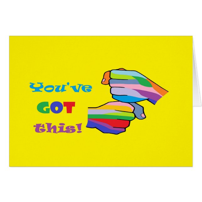 Cartão You've obteve este (Frente Horizontal)