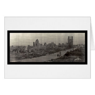 Cartão Ypres Belgium WI Foto 1919
