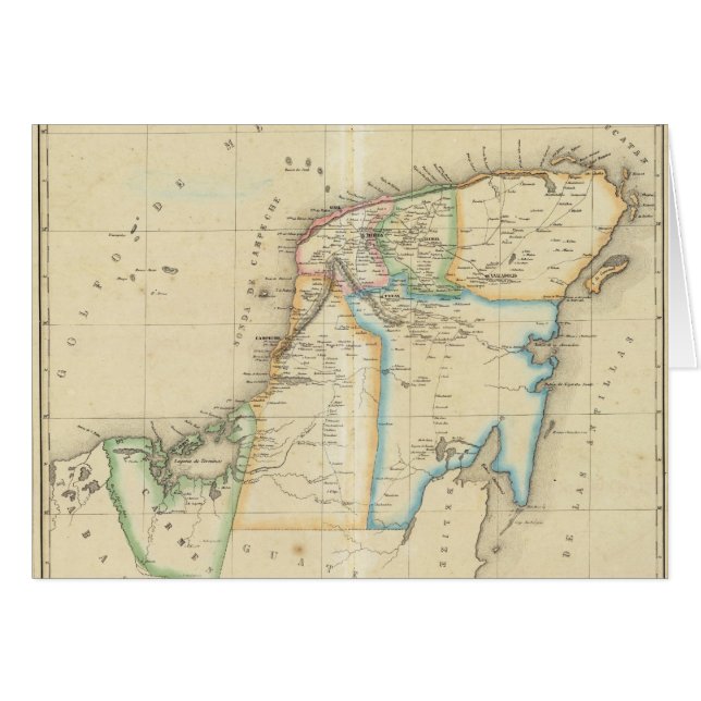 Cartão Yucatan, México (Frente Horizontal)