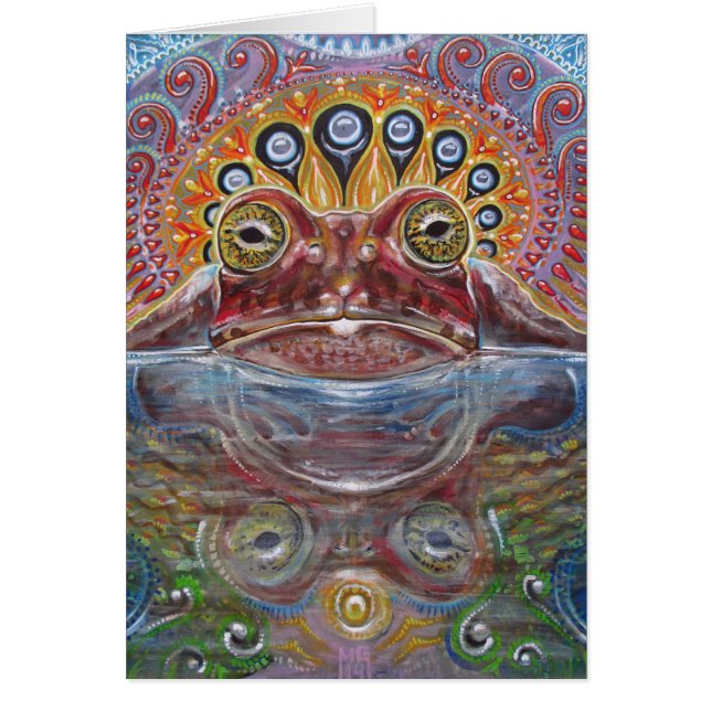 Cartão Żabka (Hypnotoad) (Frente)