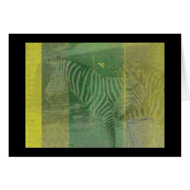 Cartão Zebra (Frente Horizontal)