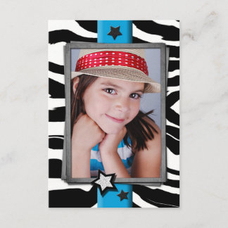 Cartão Zebra Birthday