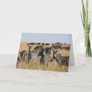Cartão Zebra do Grant