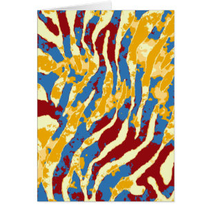 CARTÃO ZEBRA DO GRUNGE