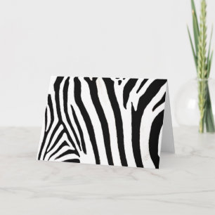 Cartão zebra notecard