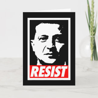 Cartão Zelenskyy - Resistir Apoiar a Ucrânia Eu Estou Com