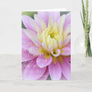 Cartão Zen Flower- Dahlia Card Rumi Cote
