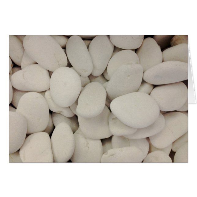 Cartão Zen Pebbles (Frente Horizontal)
