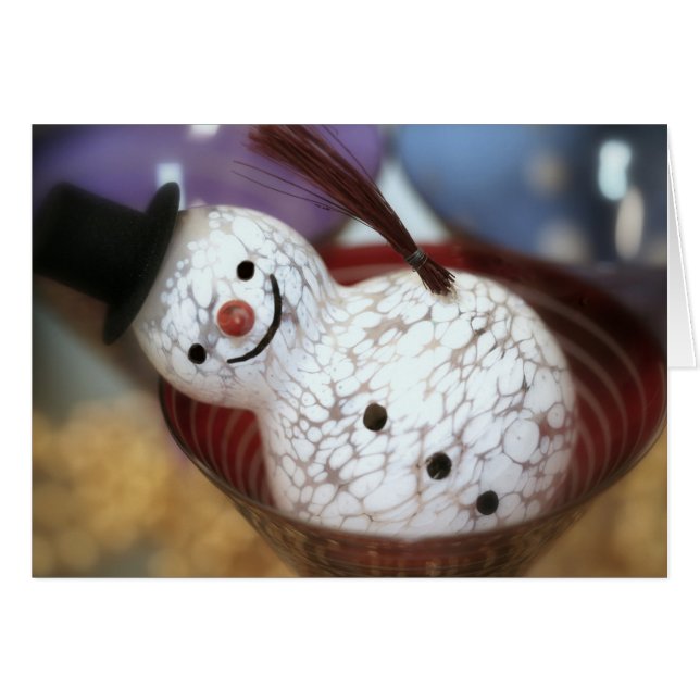 Cartão Ziemas Svetki (Frente Horizontal)