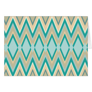 Cartão ziguezague-telefones diagonais