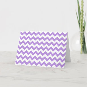 Cartão Zigzag Roxo, Chevron Roxo, Padrão Geométrico
