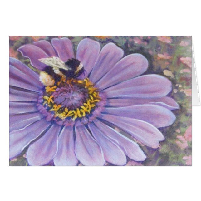 Cartão Zinnia (Frente Horizontal)