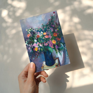 Cartão Zinnias e Asters   Arthur Beecher Carles