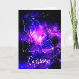 Cartão Zodiac: Capricórnio
