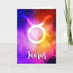 Cartão Zodíaco: Panela Espacial Taurus