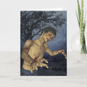 Cartão Zombie Happy Birthday Card