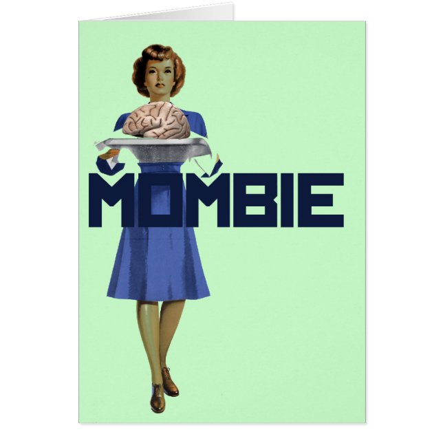 Cartão Zombie Mãe (Frente)