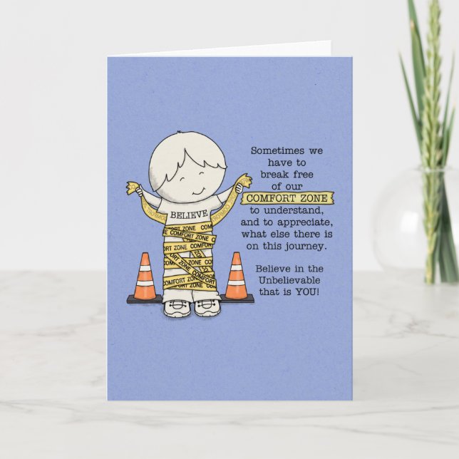 Cartão Zona de conforto (Frente)