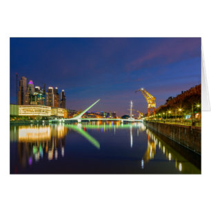 Cartão Zonas das docas Bsas