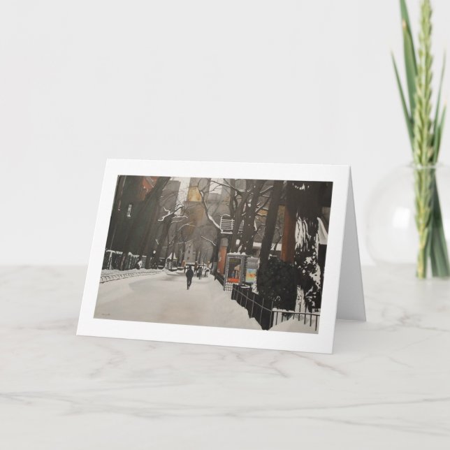 CARTÃO ZOOLÓGICO CENTRAL NA NEVE (Frente)