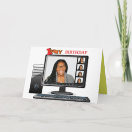 Cartão Zoomy Birthday Engraçado Vídeo Conferência Chamada