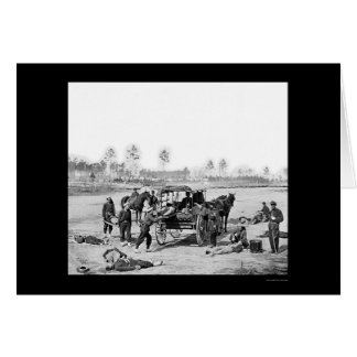 Cartão Zouave Ambulance Crew 1863