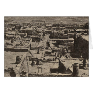 Cartão Zuni de casas