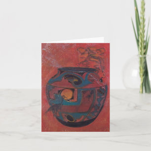 Cartão Zuni Soul Jar Notecard