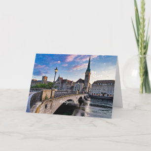 Cartão Zurique, Suiça