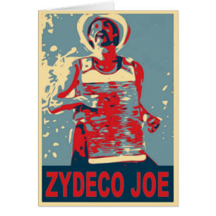 Cartão Zydeco Joe de Azul