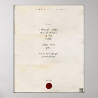 Cartas a Juliet Impressão 🗡 16/49