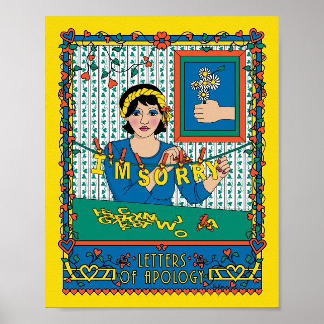 Cartas de Apology_B_8x10 Poster (Frente)