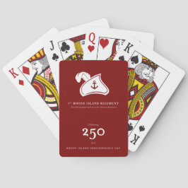 Cartas de Baralho — 1º Regimento de Rhode Island