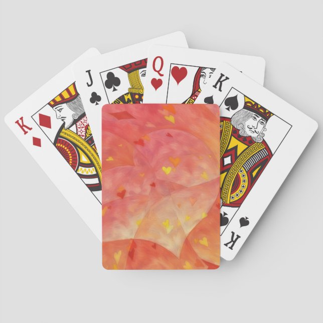 Cartas de Baralho Abstratas e Divertidas com Arte  (Verso)