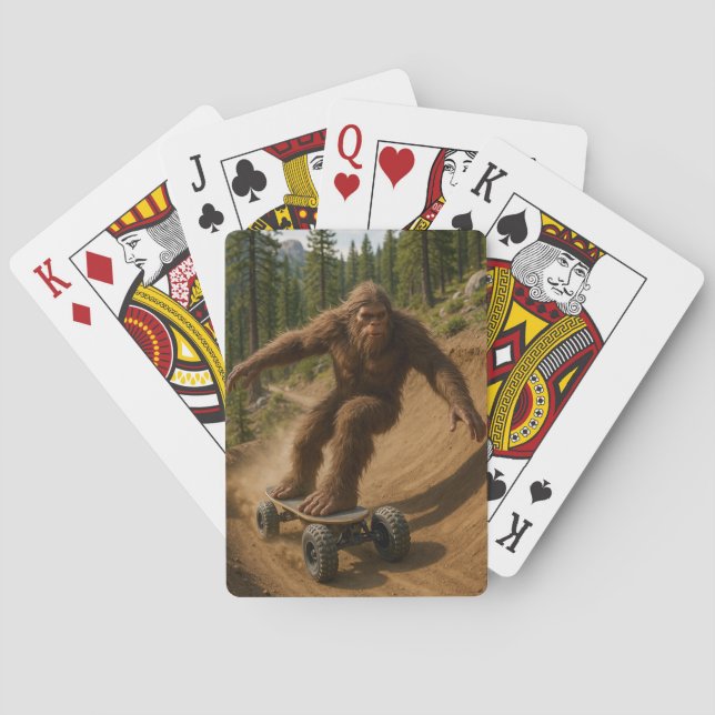 Cartas de Baralho Aventura Sasquatch Mountainboard (Verso)