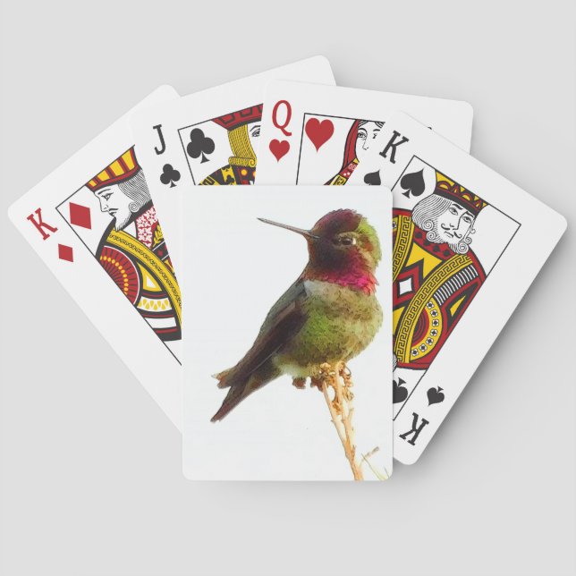 Cartas de Baralho "Beija-flor" (Verso)