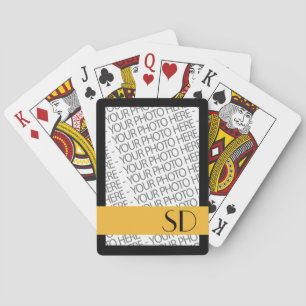 Cartas de Baralho Bicycle, Modelo de Foto e Monogr