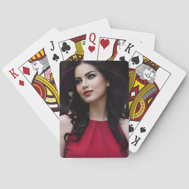 Cartas de baralho BlackWhiteRed (Verso)