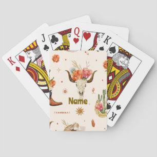 Cartas de Baralho Boho Western