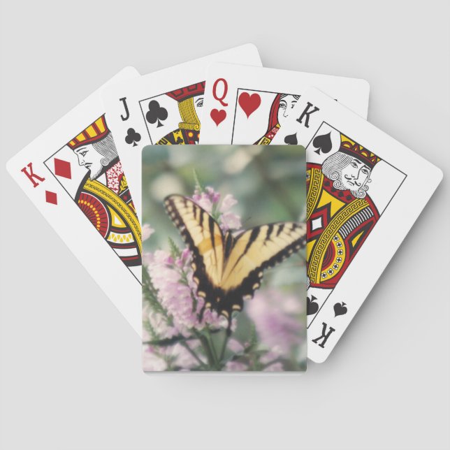 Cartas de Baralho Borboleta Amarela (Verso)