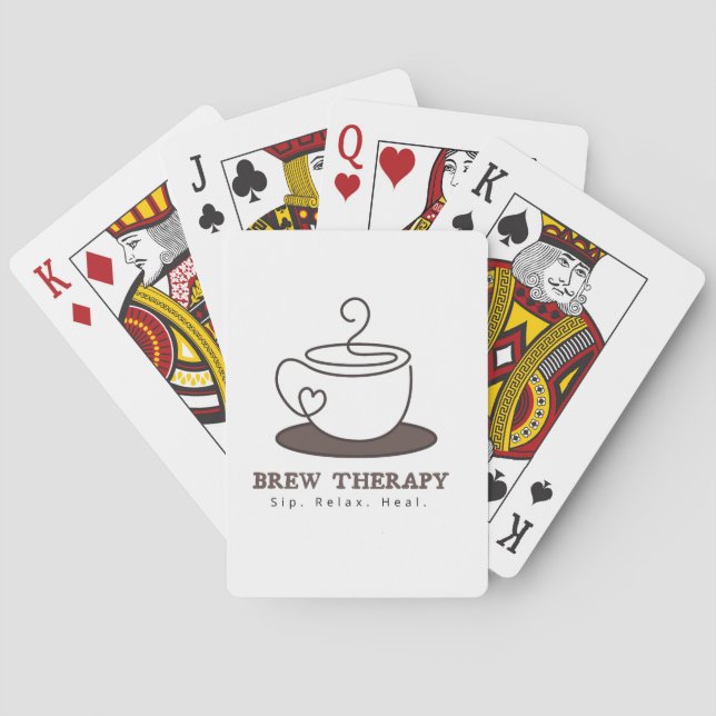 Cartas de Baralho Brew Therapy Coffee (Verso)