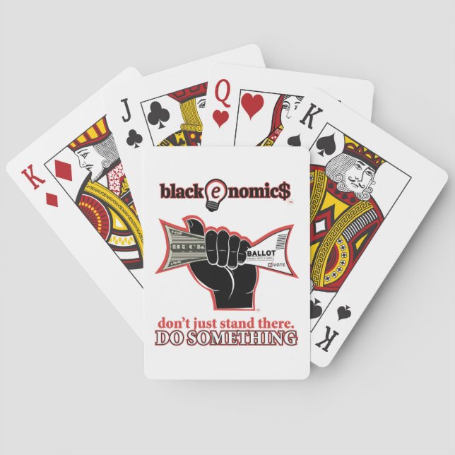Cartas de Baralho "Buck and Ballot" (Brancas) (Verso)