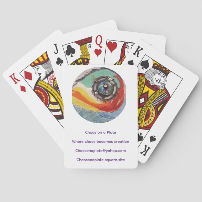 Cartas de Baralho Caos – Edição Swirl Gear (Verso)