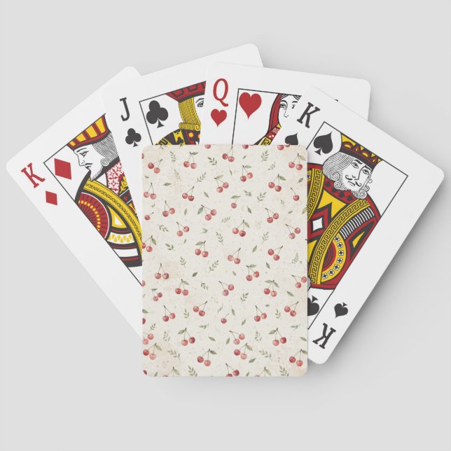 Cartas de Baralho Cerejas Vintage (Verso)
