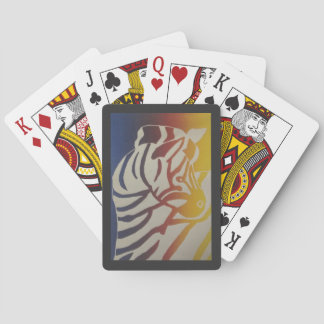 Cartas de Baralho Clássicas Arco-íris Zebra