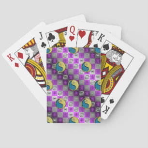 Cartas de Baralho Clássicas de Câncer e Porco de M