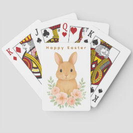 Cartas de Baralho Clássicas de Páscoa de Coelhinho