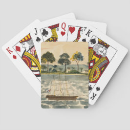Cartas de Baralho Clássicas de Velho Navio à Vela