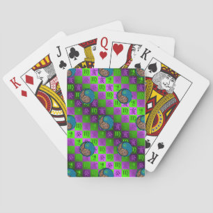 Cartas de Baralho Clássicas de Virgem e Javali de 